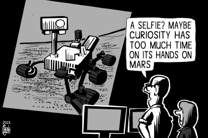 Curiosity Selfie