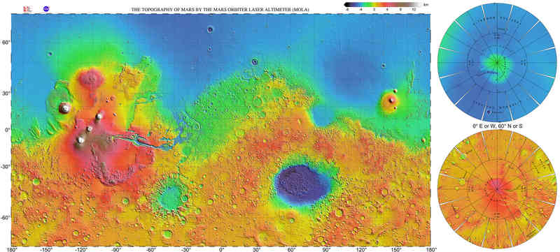 Mars Global Surveyor Map